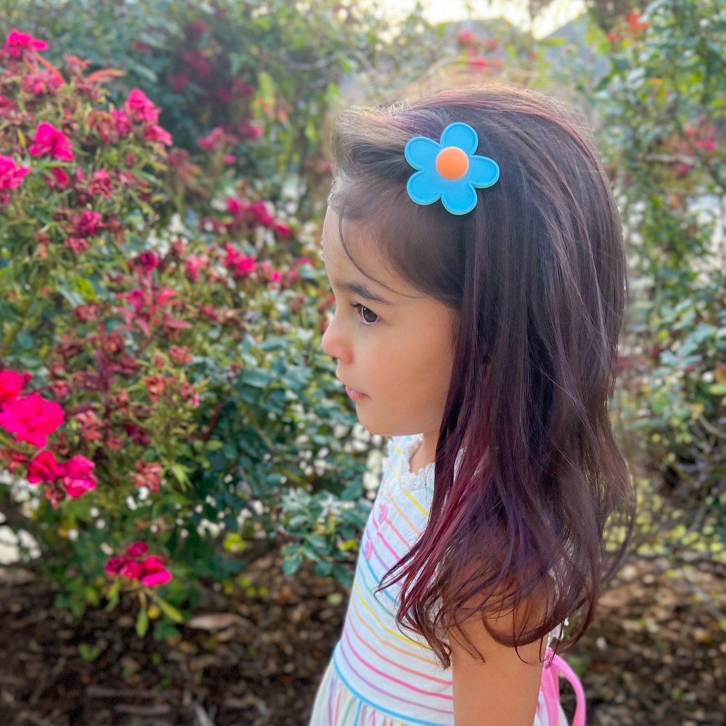 Flower Power hair clips