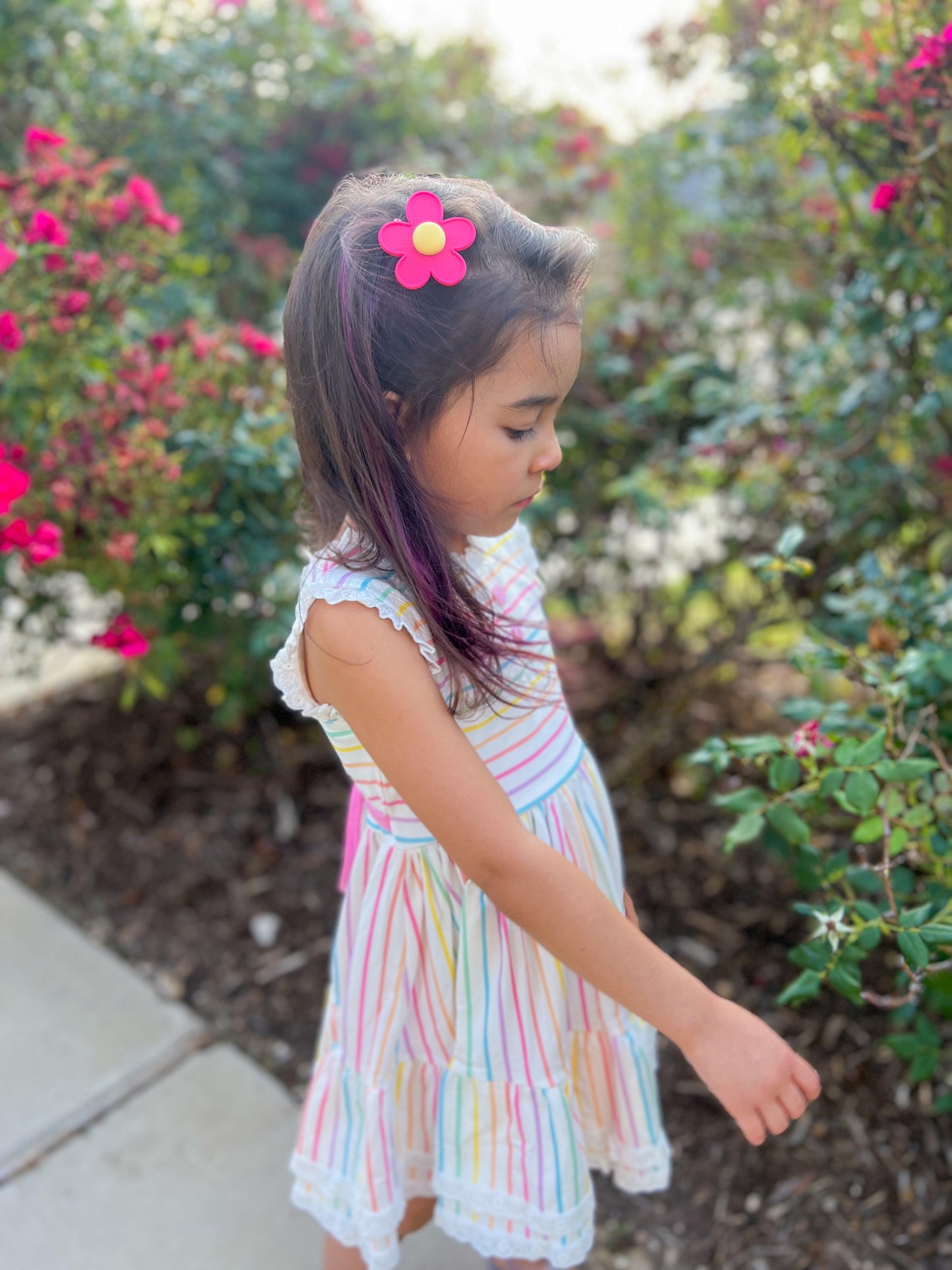 Flower Power hair clips