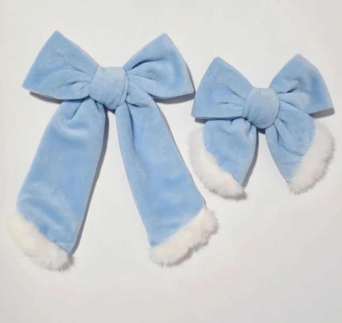 Cozy Holiday velvet Hair bows