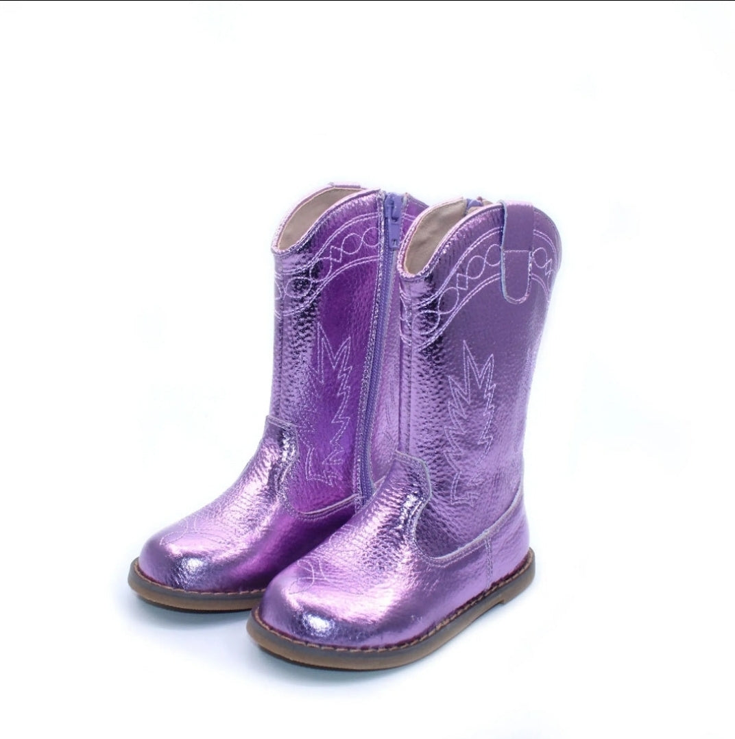 Kacey Metallic cowboy boots