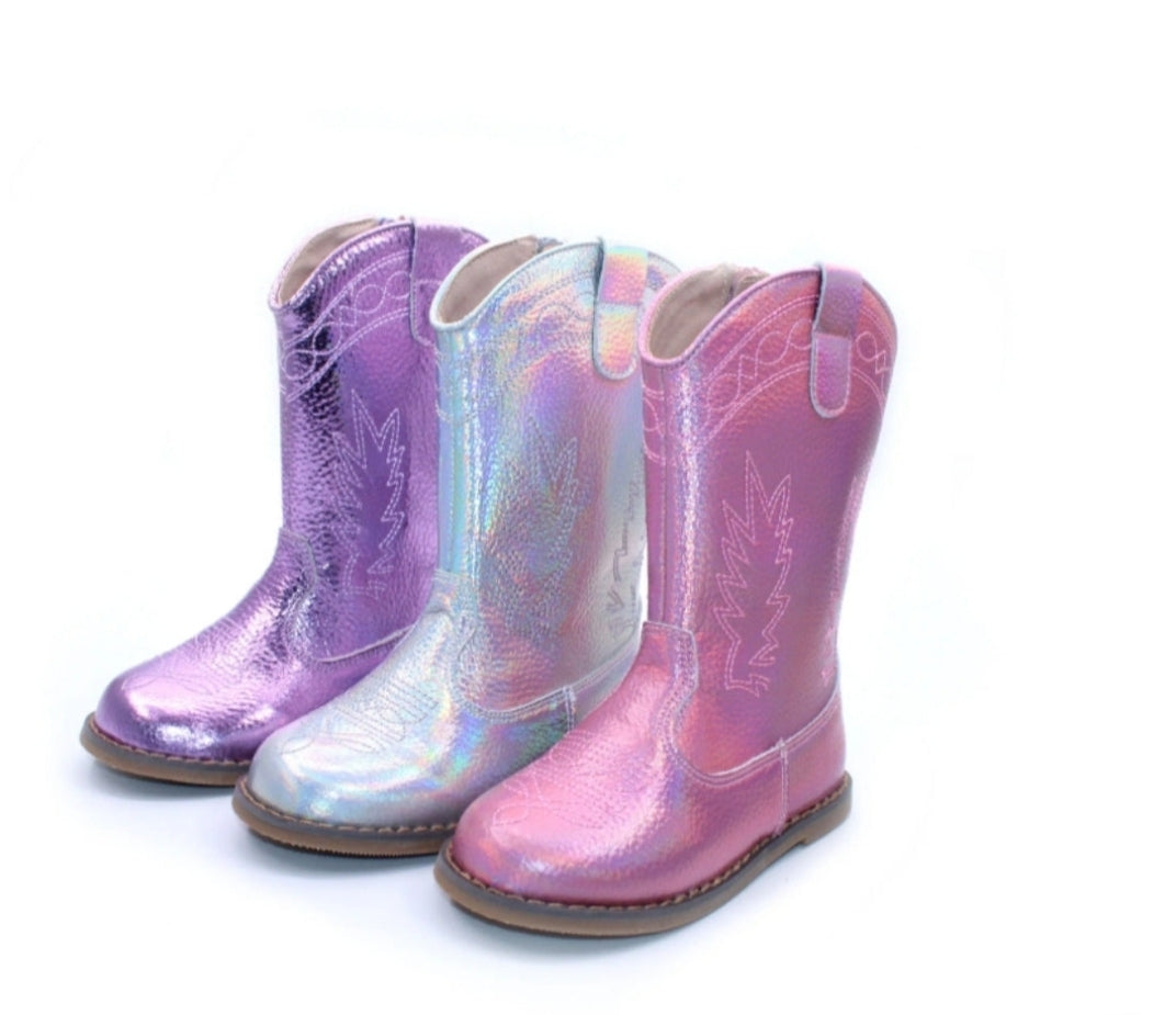 Kacey Metallic cowboy boots