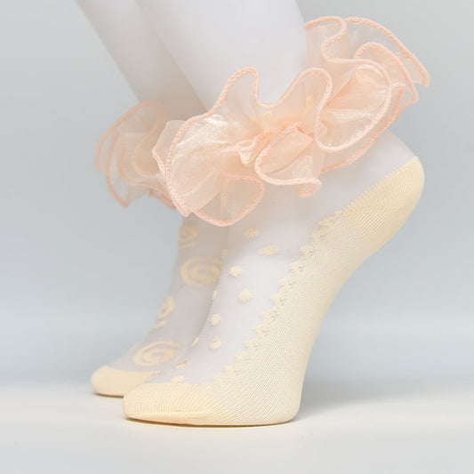 Organza Ruffle Socks