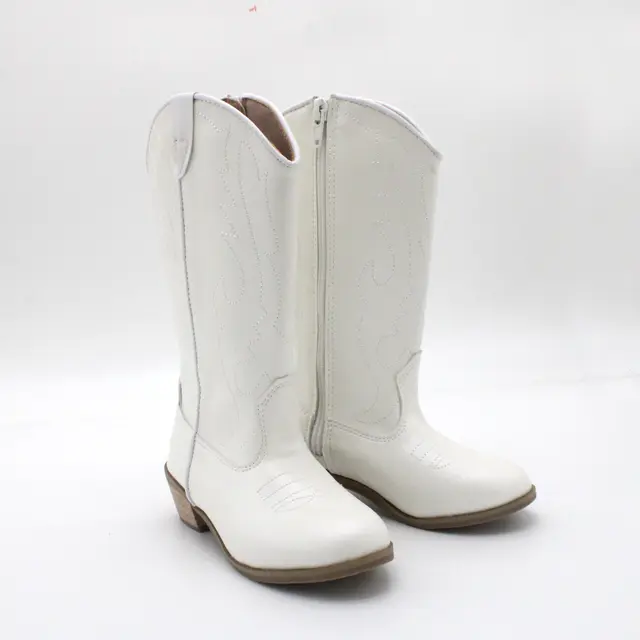 Dolly Embroidered Leather Boots