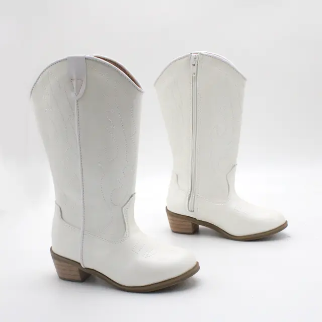 Dolly Embroidered Leather Boots
