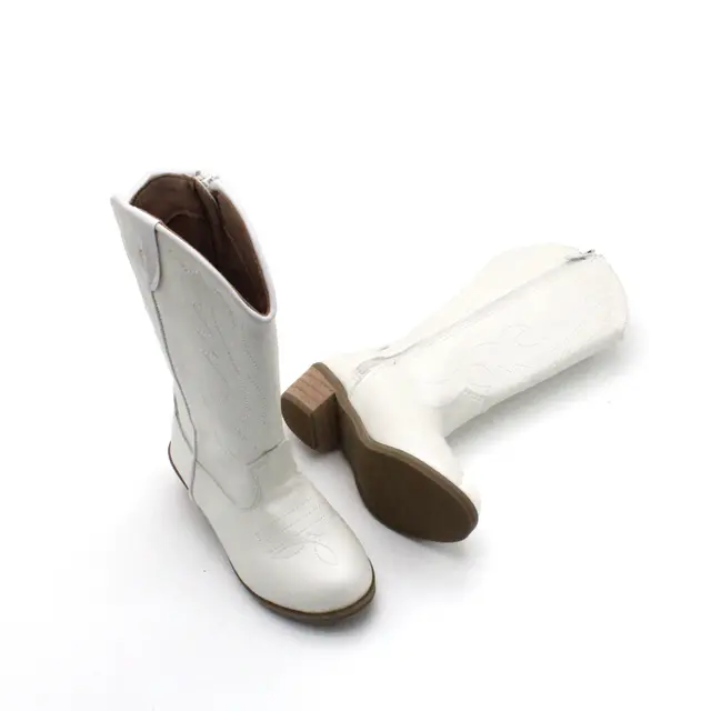 Dolly Embroidered Leather Boots