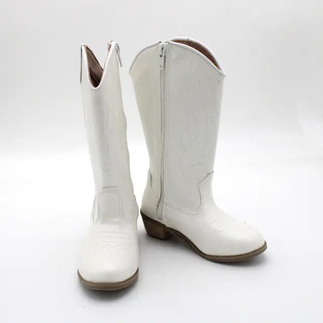 Dolly Embroidered Leather Boots