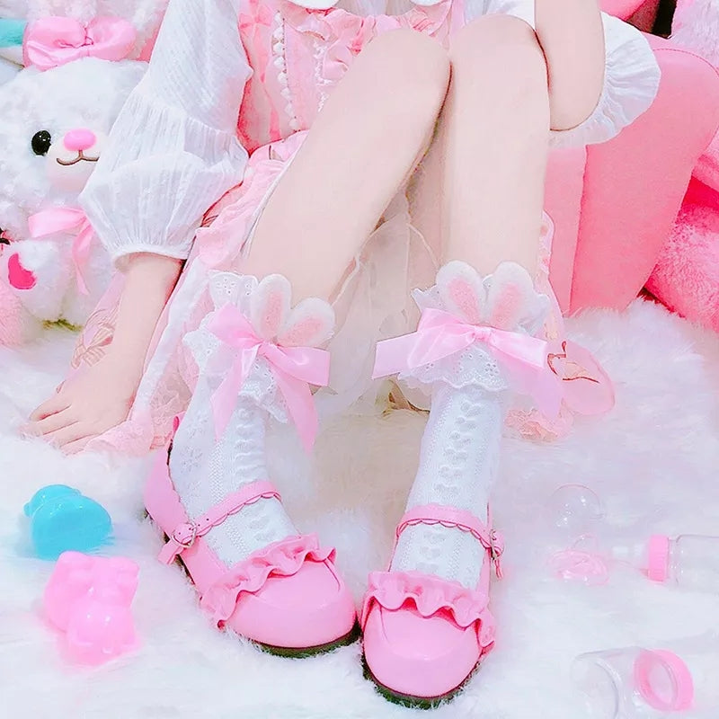 Bunny ear socks