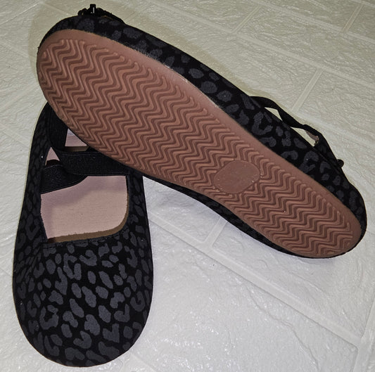 Black Leopard ballet flat