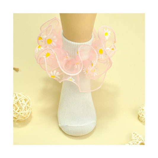 Daisy ankle socks