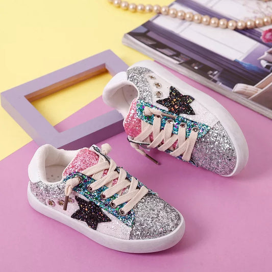 Glitter star sneakers