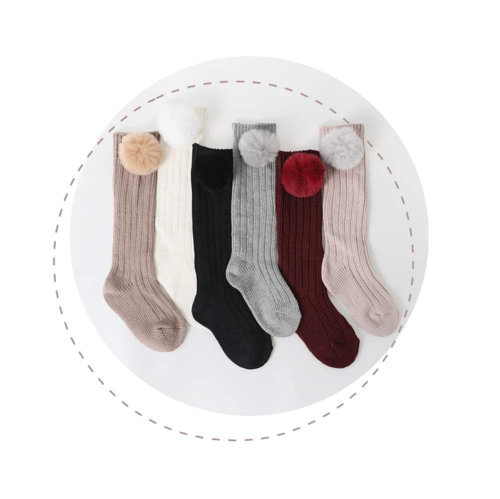 Furry Pom socks