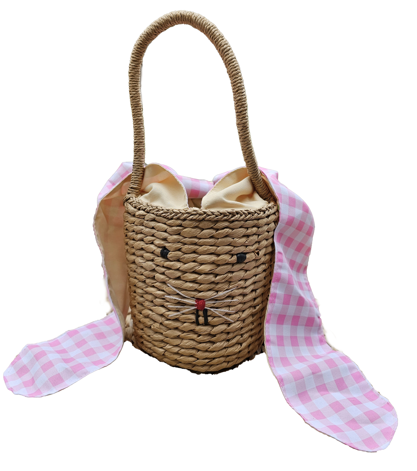 Rattan Bunny Easter Basket