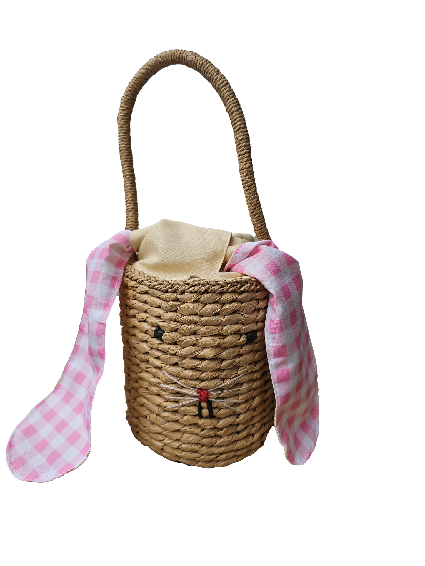 Rattan Bunny Easter Basket