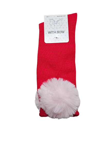 Fur Pom pom socks