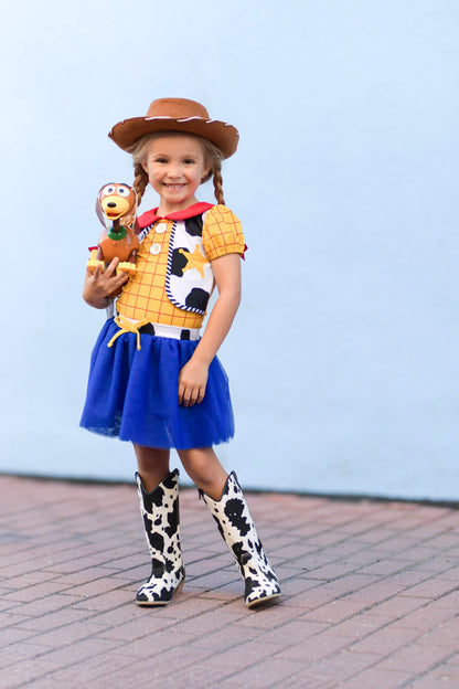 Taylor Cowgirl Calf Hair Boots