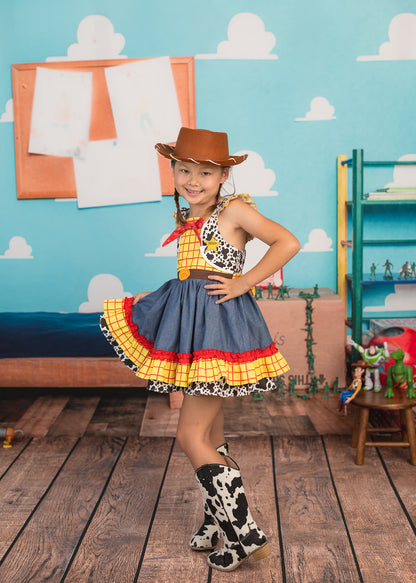 Taylor Cowgirl Calf Hair Boots