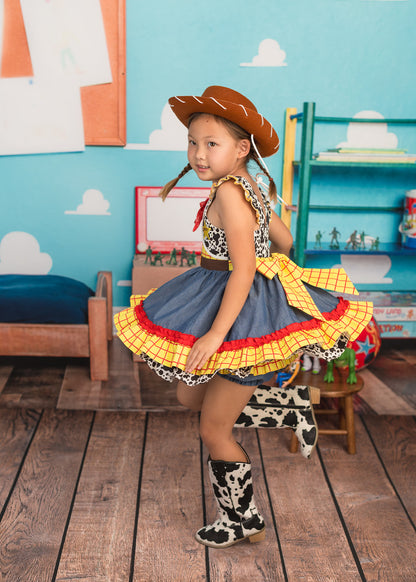 Taylor Cowgirl Calf Hair Boots