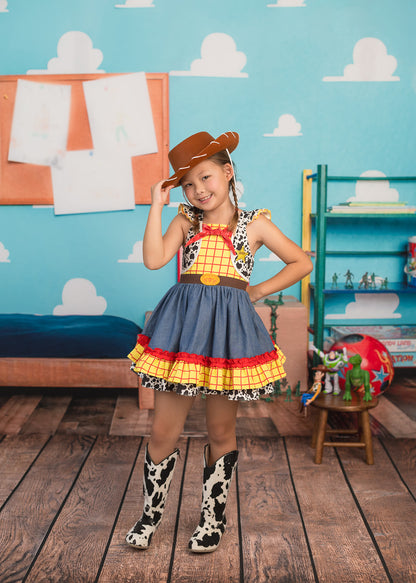 Taylor Cowgirl Calf Hair Boots