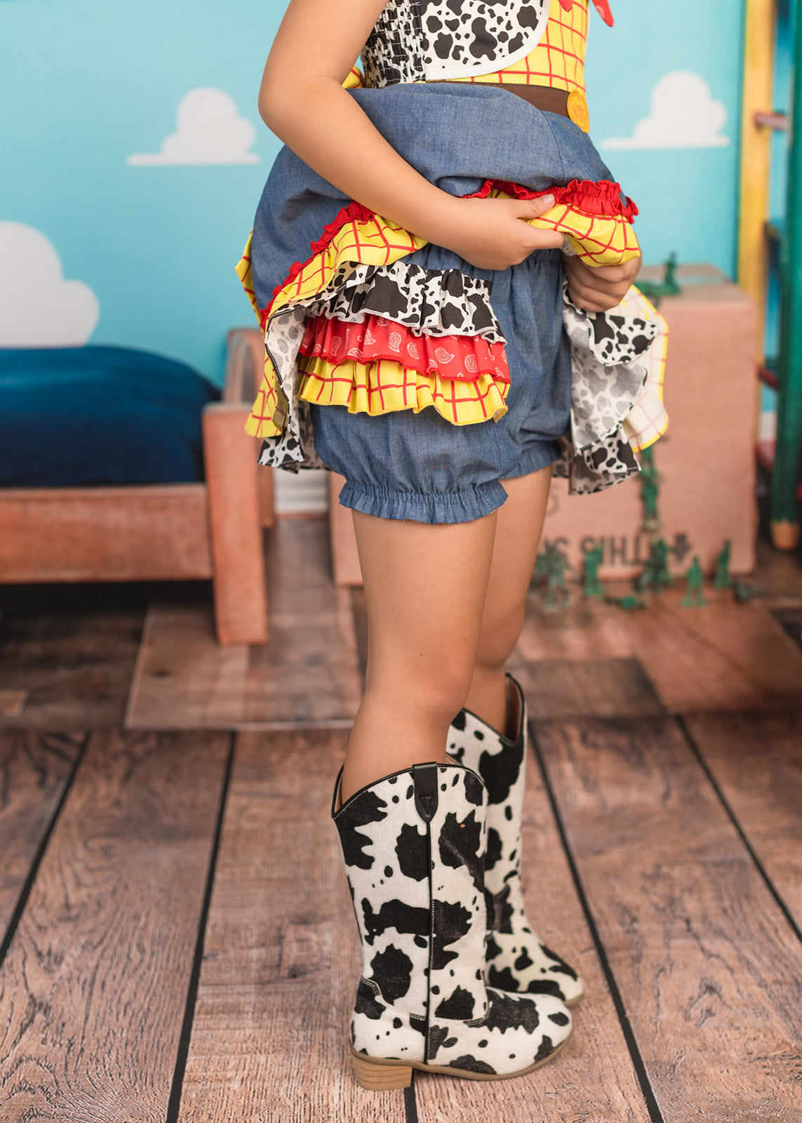 Taylor Cowgirl Calf Hair Boots