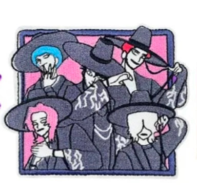 Chenille patches for personalized denim jacket