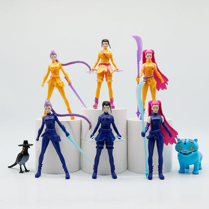 Kpop demon hunter figurines