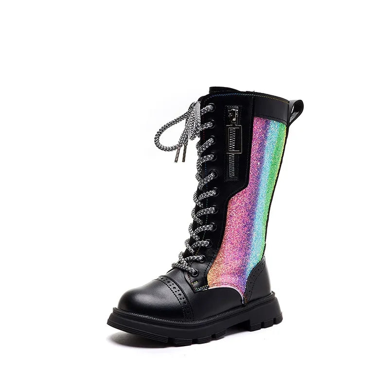 Iridiana Rainbow boots