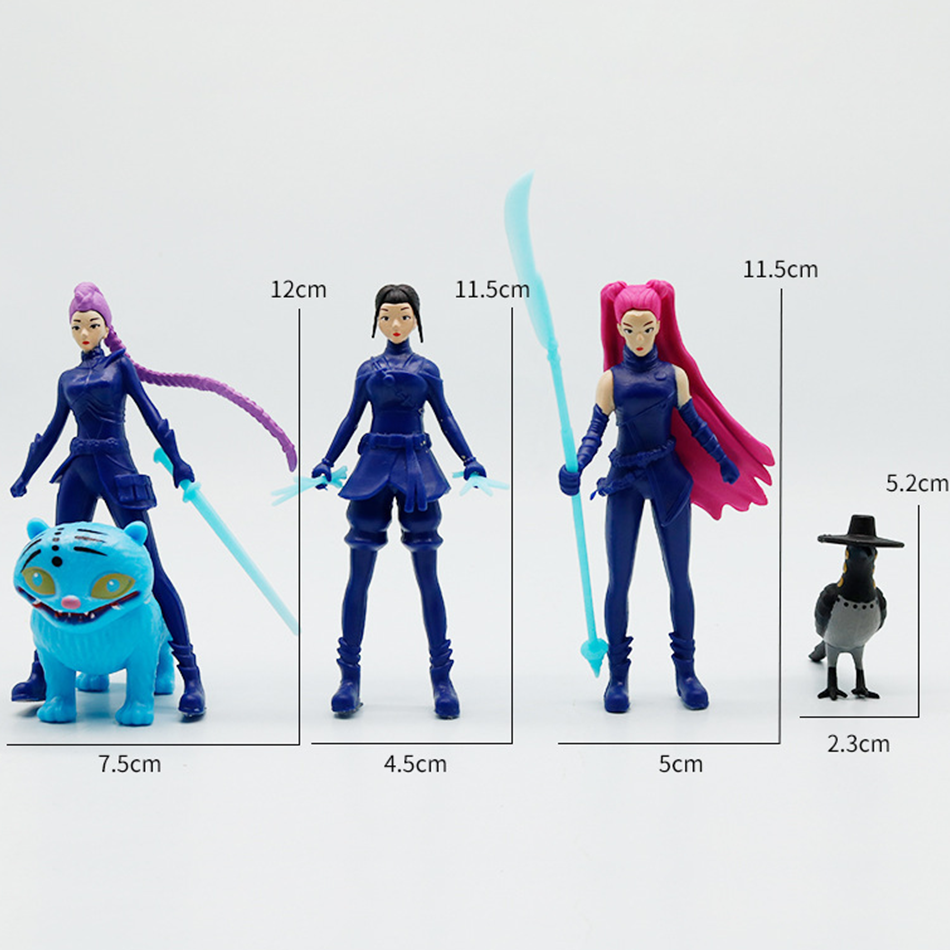 Kpop demon hunter figurines