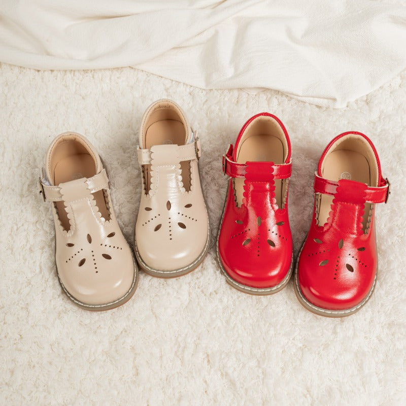 Scallop T-strap Mary Jane