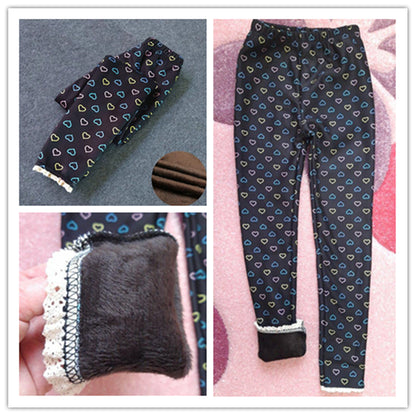 Fleece lined leggings (Prints)