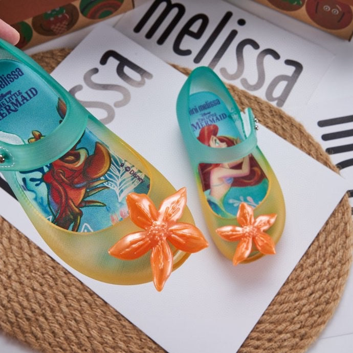 Mermaid princess jelly shoes