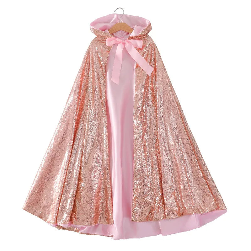 Princess hooded cape - sequin