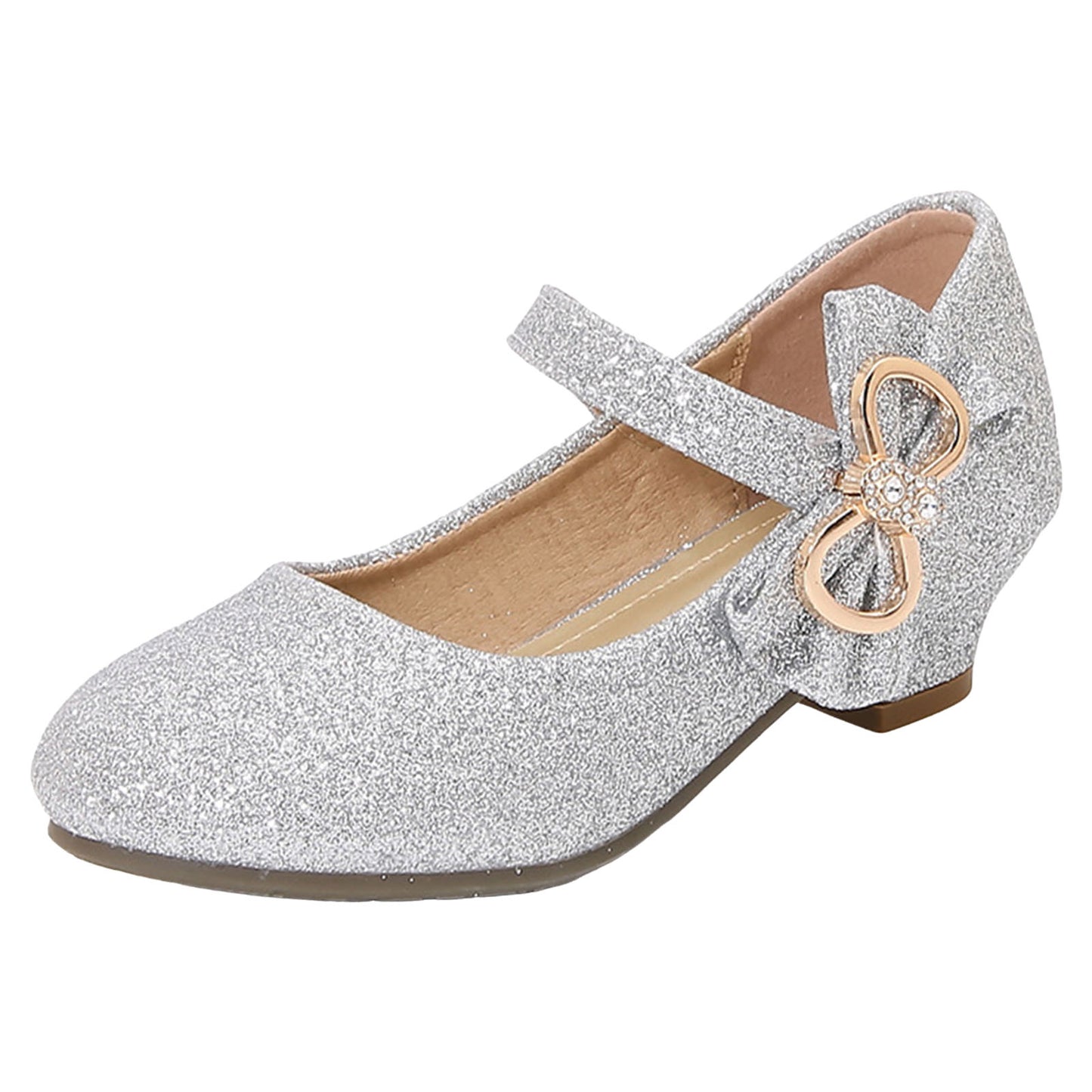 Royal sparkle bow heels