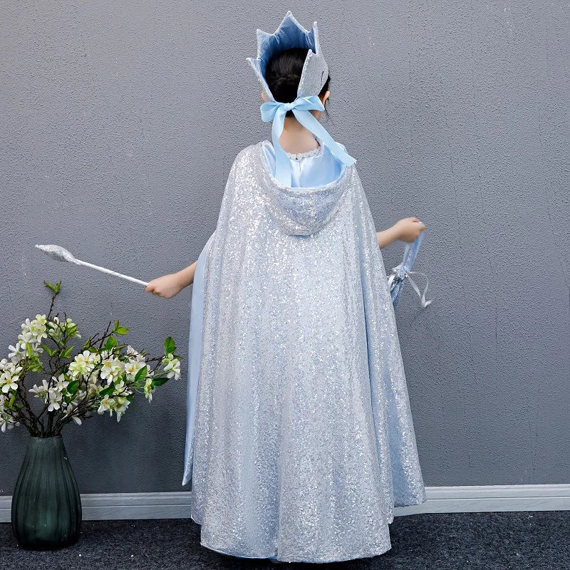 Princess hooded cape - sequin