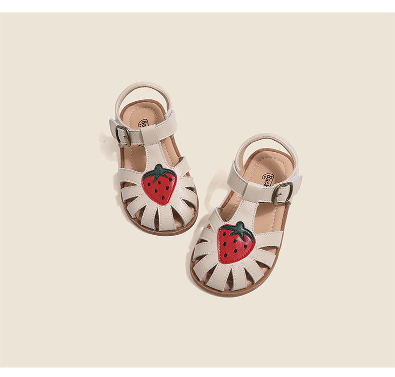 Strawberry sandals