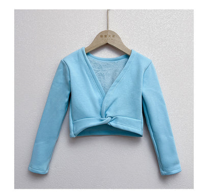 Ballet dance crop sweater pullover (fleece lined)