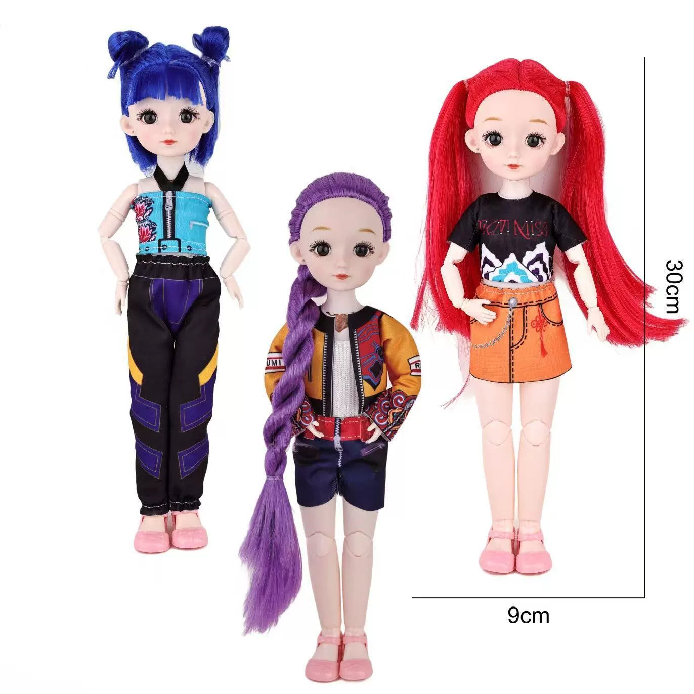 Kpop demon hunter singing dolls 3 piece set