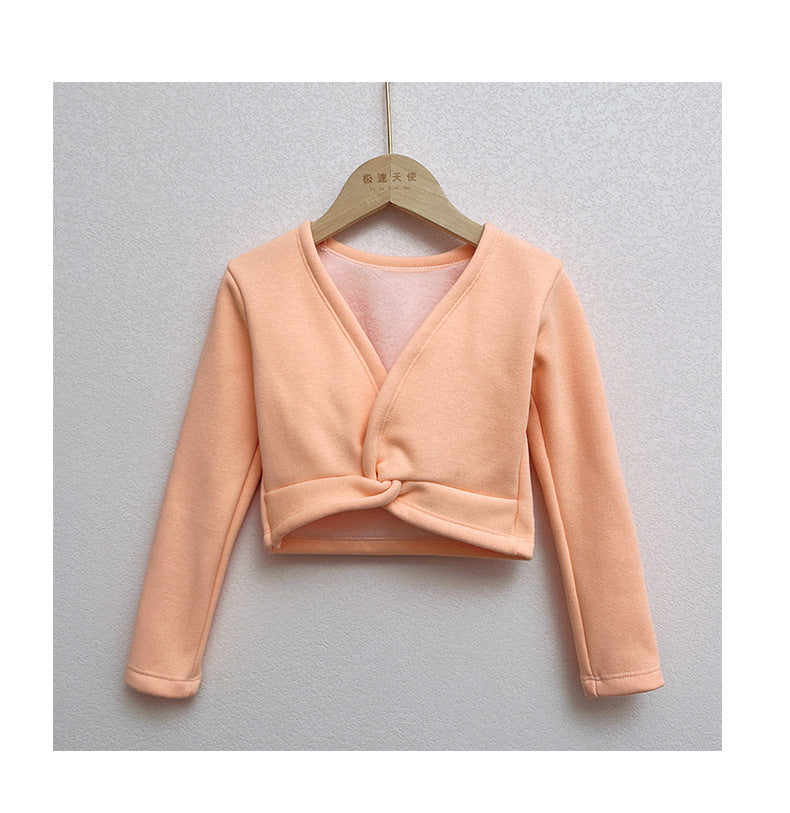 Ballet dance crop sweater (fleece lined)