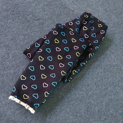 Fleece lined leggings (Prints)