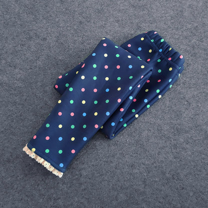 Fleece lined leggings (Prints)