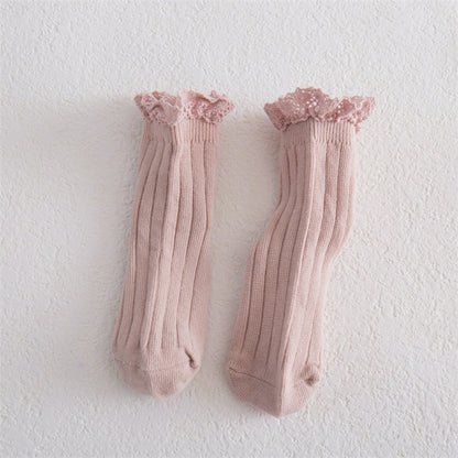 Fall lace top ankle socks