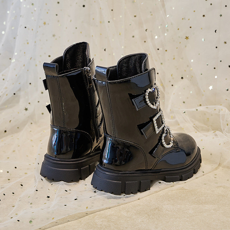 Starlit rebel kpop combat boots