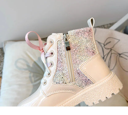 Cosmic cutie combat boots