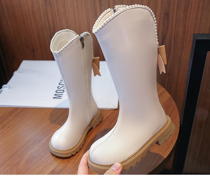 Ari bow back boots