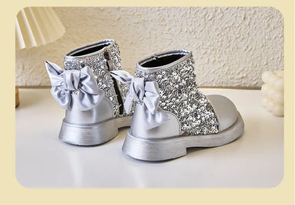 Bailey bling bow boots