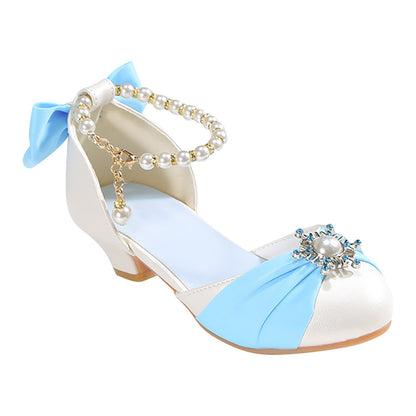 Pretty Pearl princess shoes with heels