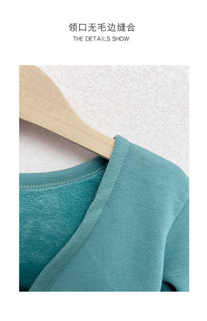 Ballet dance crop sweater pullover (fleece lined)