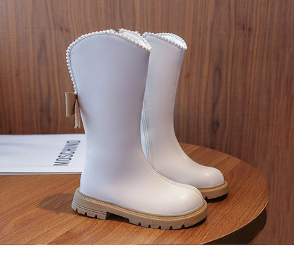 Ari bow back boots