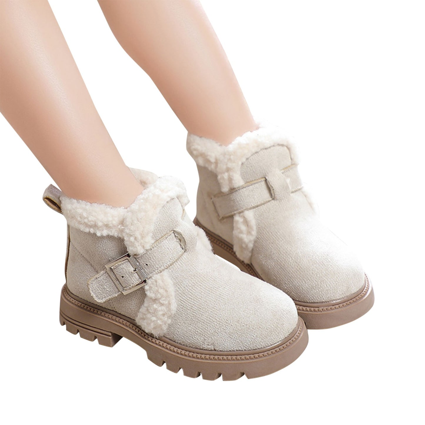 Sherpa Winter buckle boots