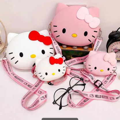 HK Kitty silicone bag purse