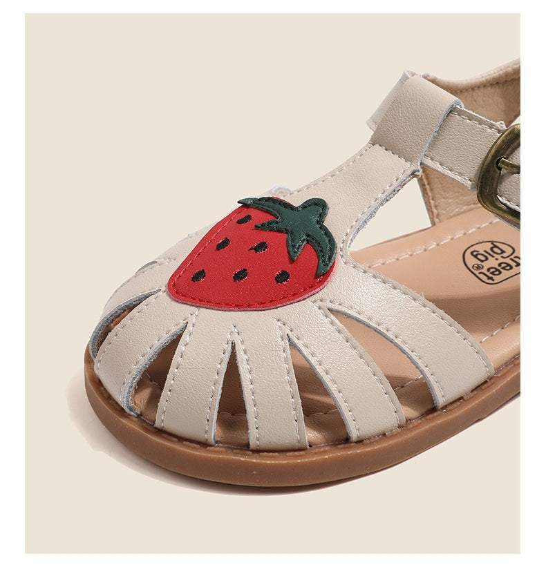 Strawberry sandals